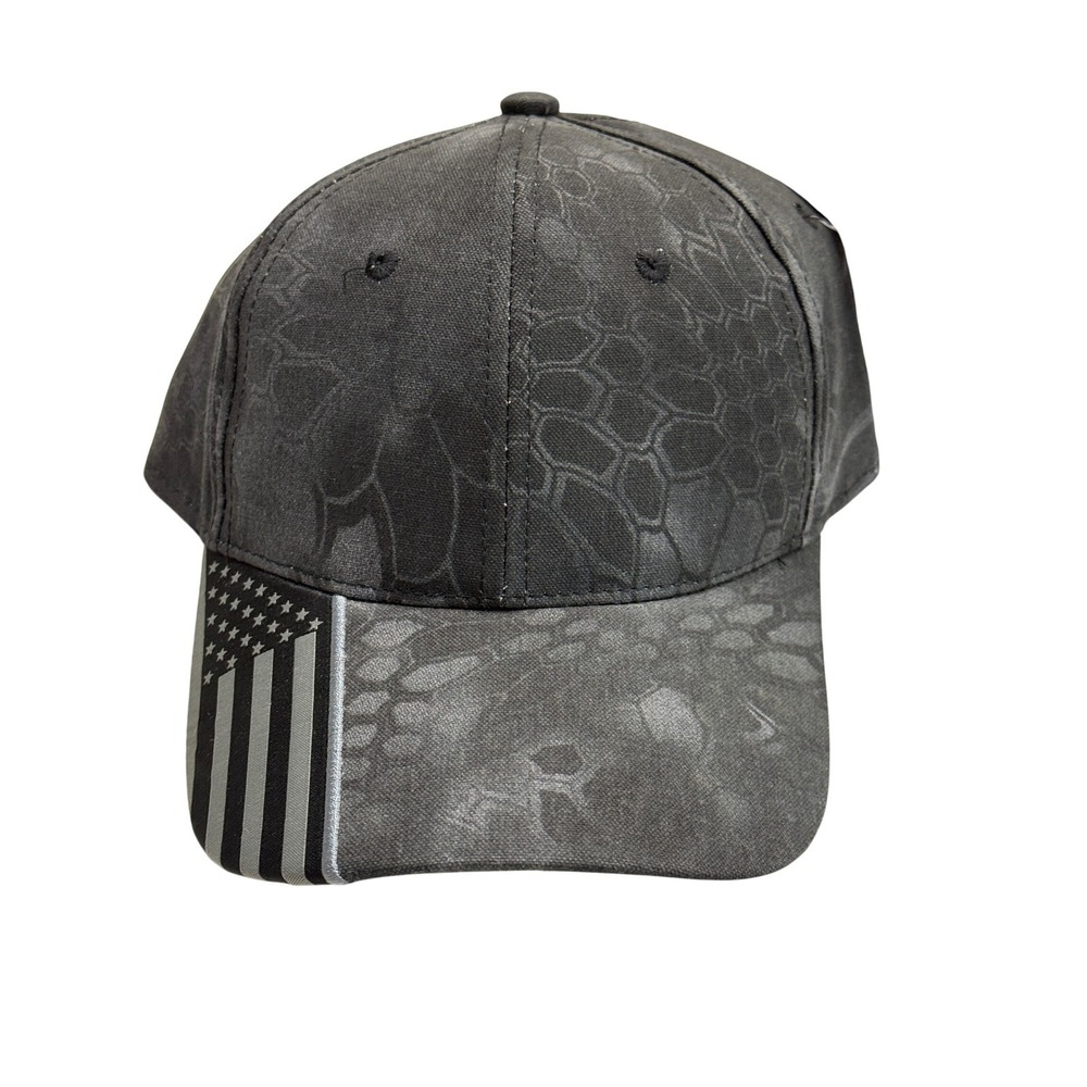 Kryptek Typhon Camo Hat Black American Flag Tactical Baseball Cap Outdoor CWF305